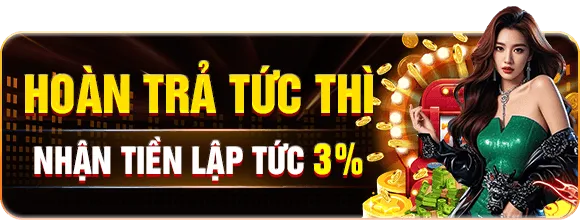 Hoàn tiền cược 3% mỗi ngày tại 789WIN